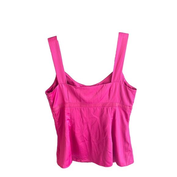 Ann Taylor Loft "Satin" Tank Top with Pin Tuck Details Size 6 NWT - Picture 2 of 3